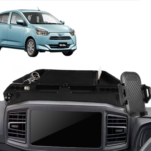 【ミライース スマホホルダー】oricarmes ダイハツ ミライース LA350S LA360S スマホホルダー ミライース ダッシュボードトレイ 取付簡単 安定感 ミライース アクセサリー