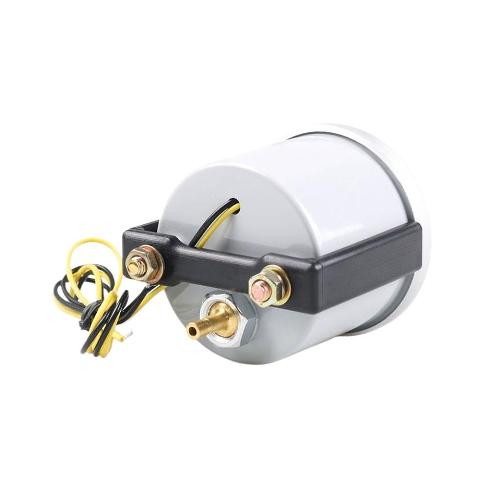 Mechanische Turbo-Boost-Anzeige, 2,52 mm, 3 bar, weißes LED-Rauchglas, kompatibel mit BX101537