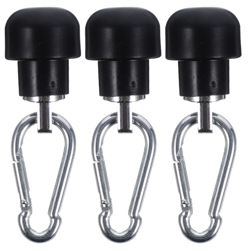 SUPVOX 3個のジムプーリースナップフックケーブルコネクタキットワイヤーロープスプライスターミナル高耐久ケーブルストッパーエクササイズマシン用ジムプーリーシステム修理アクセサリー