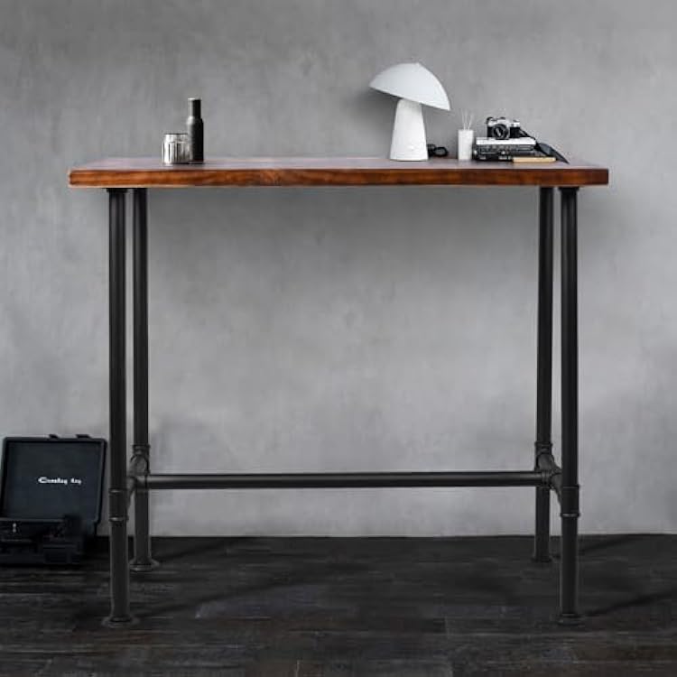 Wood Diy Counter Height Pipe Table Black Pipe Table Base Bar