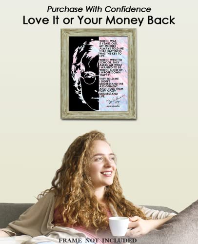 Buzz Unplugged Inspirational Wall Art Poster: "They Didn'T Understand Life" John Lennon thumb #6