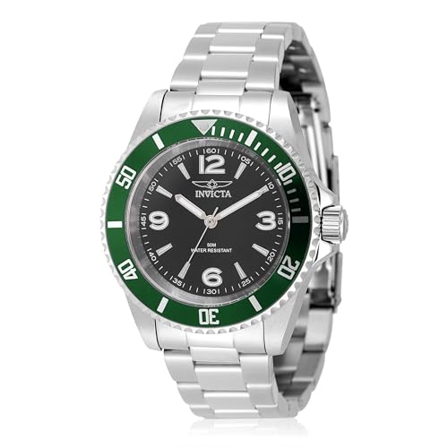 Image of Invicta Specialty Men 40mm Stainless Steel Steel Black dial PC21J Quartz