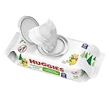 Huggies Natural Care Sensitive Baby Wipes, Unscented, Hypoallergenic, 99% Purified Water, 1 Flip-Top