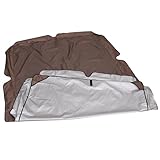 Homoyoyo wasserdichte Polyester Schaukel Abdeckung Gartenschaukel Dachschutz UV beständig und Witterungsfest Outdoor Schutzplane für Garten Hollywoodschaukel