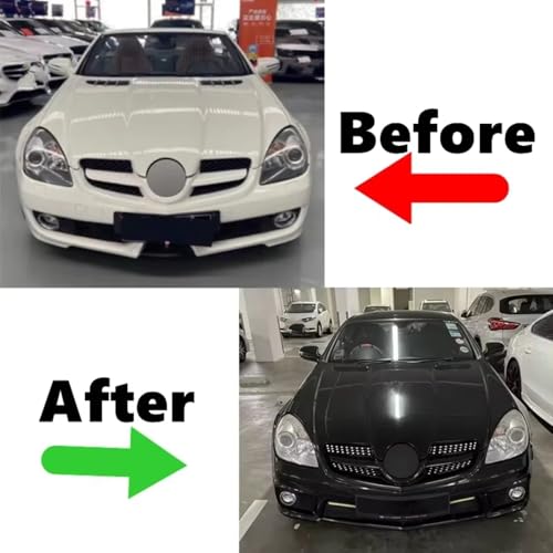 Grille de capot pour rénover Benz R171 SLK calandre avant de course auto 2010