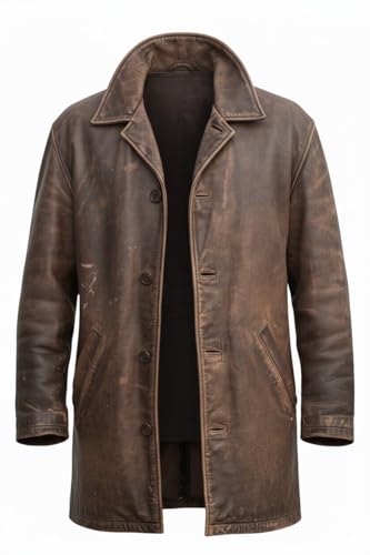 Questo cappotto Dean è realizzato al 100% in vera pelle di alta qualità