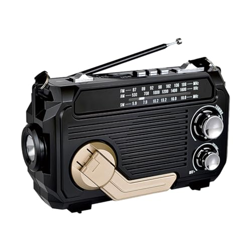 Radio solaire à manivelle Bluetooth pour vos sorties camping et randonnées