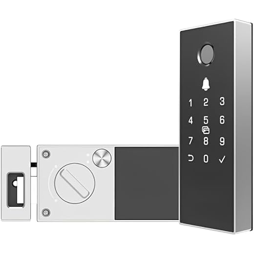 Fechadura Digital Sobrepor CS-DL03 PRO Abre por Biometria, Aplicativo e senha