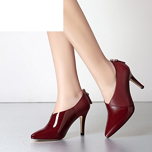 Chaussures de mode profond et talons hauts chic pour soirée - 3