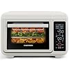 Chefman easyair 15 qt air fryer countertop oven for quick healthy meals bake broil air fry toast and bagel functions 450f max temp 4 slice toaster oven air fryer combowhite  urban country home decor