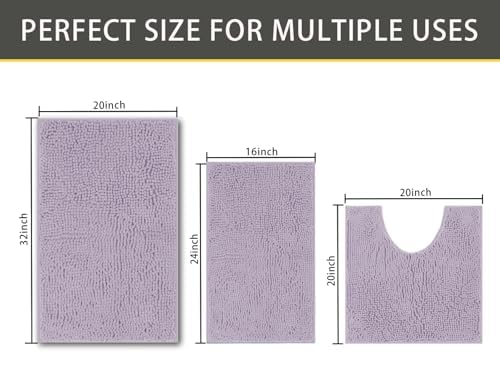 Tapis de salle de bain ultra absorbant lavable en machine pour sol sec et sécurisé - 3