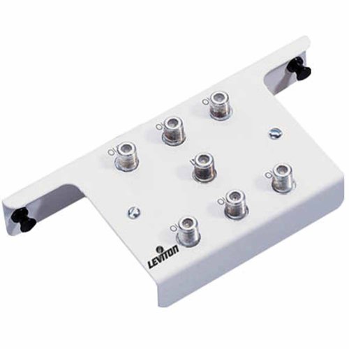 Leviton 47690-6C 1x6 Passive TV/CATV Splitter Module with Bracket