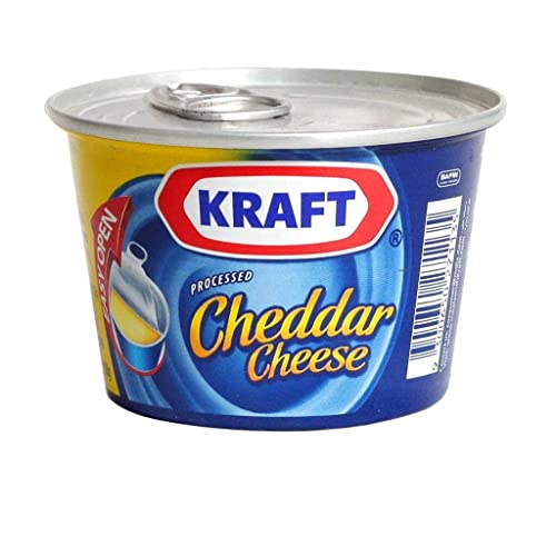 Kraft Processed Cheddar Cheese Tin, 100 g (Pack of 2)