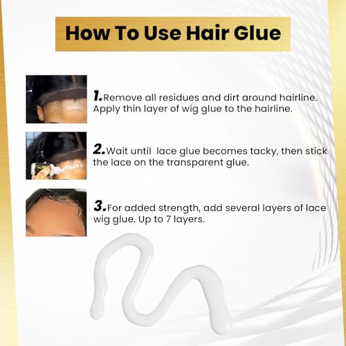 Luxfume 01 Wig Glue Lace Glue,Bold Hold Lace Glue thumb #6