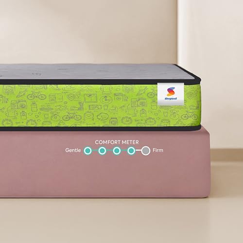 Image of Sleepwell Ortho Nirvana Mattress | Double Size 75x48x5 Inch | Medium Firm Acuprofile Support | Resitec Foam with VPF | Knitted Fabric | Neem Fresche Anti-Microbial | 5 Yr Warranty