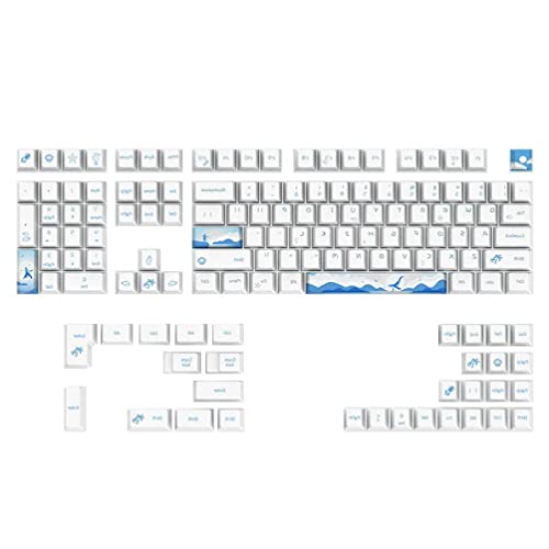 Keycaps Cherry PBT 108 touches pour clavier mécanique 61 87 98 custom