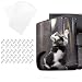 Protezione Divano Graffi Gatto, 10 Pezzi Antigraffio Gatto Divano, Proteggi Divano Gatti Graffi e Cani Autoadesive Trasparente PVC, Copridivano Antigraffio Gatto con Viti (14*39 cm)