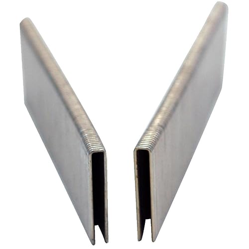 1" 18 Gauge Galvanized Narrow Crown Staples - 5000 Pack #TOP1