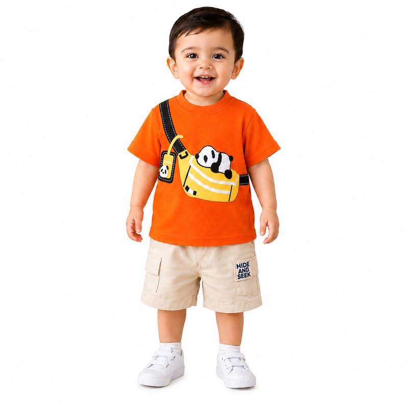 gift for you Baby Boy Clothes Cotton Dress Set | Kids T-Shirt Shorts Combo | Baby Boy Summer Wear | Boys Clothing Set | Kids Dress For Boys Casual Outfit-picture-39