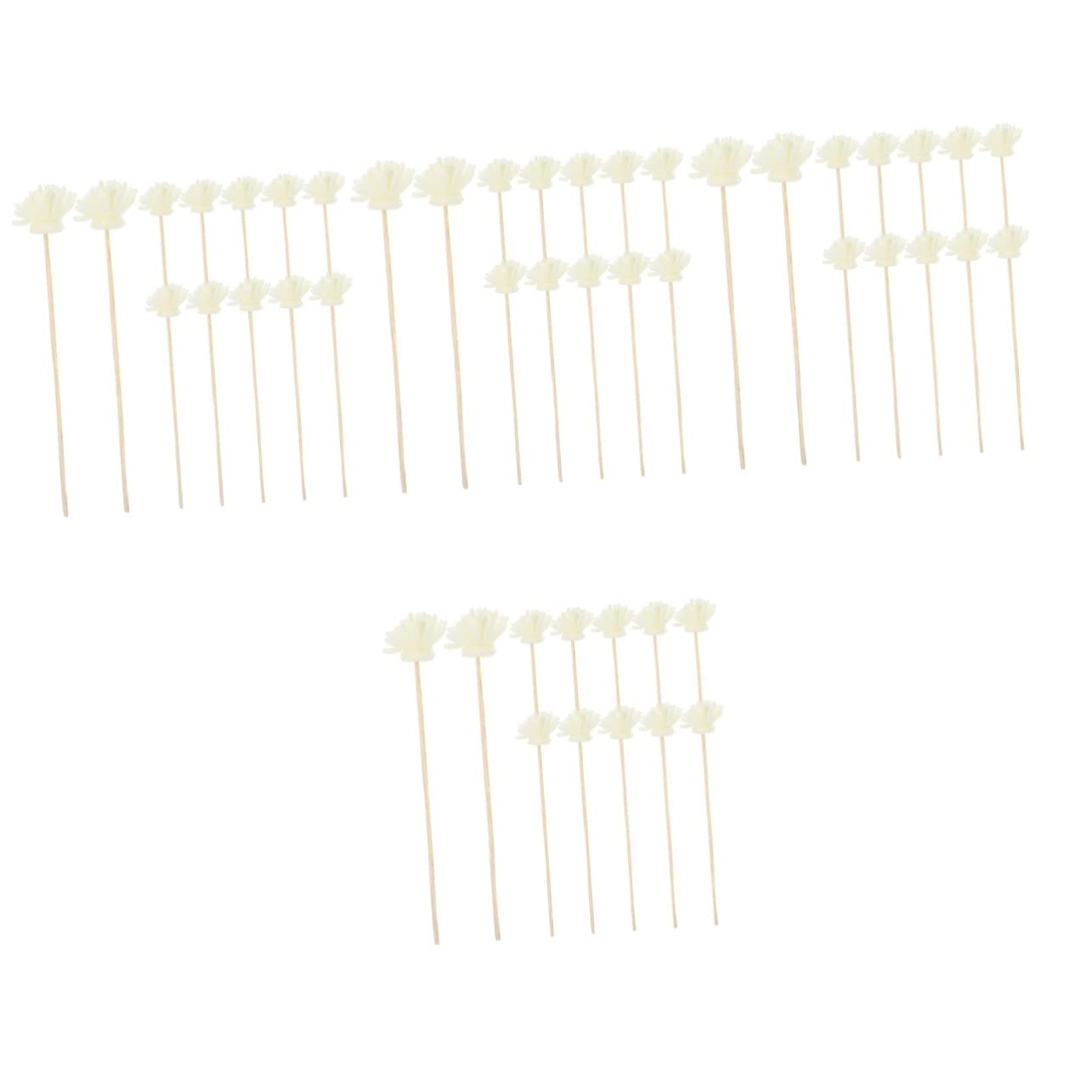 Didiseaon 4 Set Bastoncini Di Diffusione Di Fiori Artificiali Bastoncini Floreali Diffusori Di Oli Essenziali Di Incenso Steli Per Diffusori Di Oli Ricariche Per 36 pezzi*4