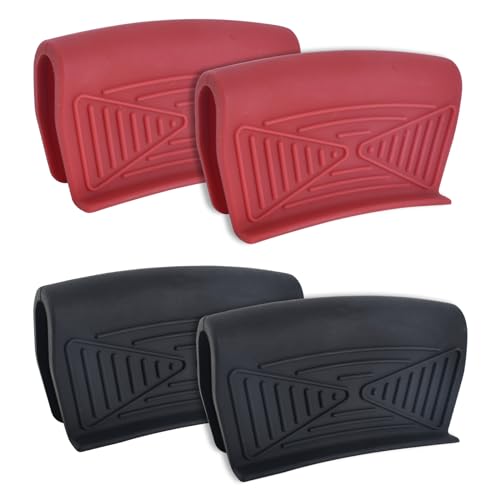 Asas De Silicona Para Ollas Y Cazuelas - 2 Pares De Agarraderas Para Horno Y Cocina - Soporte De Silicona Para La Cocina Doméstica