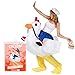 Déguisement Gonflable Poule | Costume Insolite | Qualité Premium | Taille Adulte | Polyester | Agréable à Porter | Résistant | Système de Gonflage Inclus | Créé par OriginalCup®