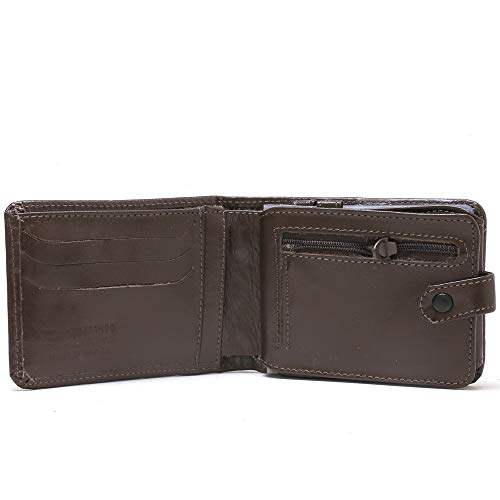 Carteira Masculina DM DAMANDO Couro Completa Tamanho:Unico;Cor:Marrom;Genero:Masculino