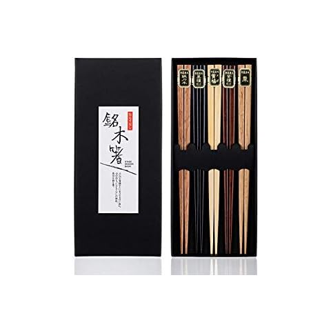 Heim Concept BASIC 5-Pair Chopsticks, ASSORTED Cover