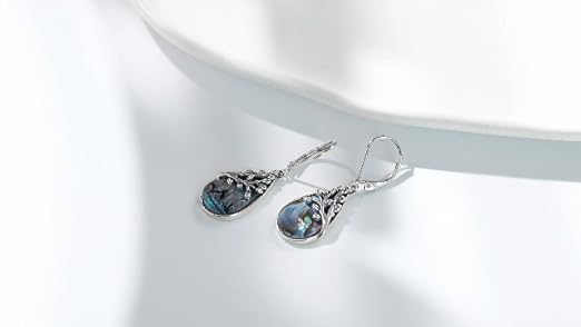 Pendientes De Lágrima Con Girasol De Madera De Abedul: Joyas Colgantes Otoñales - España