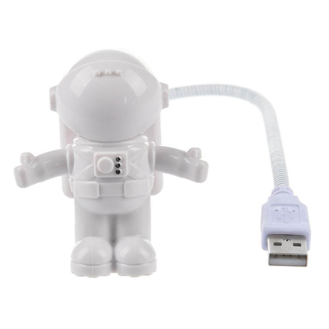Bigsmall Astronaut USB Night Light White LED Night Light (6 cm x 6 cm 6 cm)
