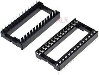 10PCS Wide Body DIP28 IC Socket DIP CHIP Test Holder Adaptor 28 PIN dip-28 DIP 28PIN 28p 2.54MM Pitch Connector
