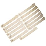 Dimensiones que ahorran espacio: miden 35 cm por 4 cm cada uno, estos separadores eficientes optimizan el espacio en el estante mientras mantienen los artículos perfectamente organizados con una clasificación de letras visible y una presentación atractiva