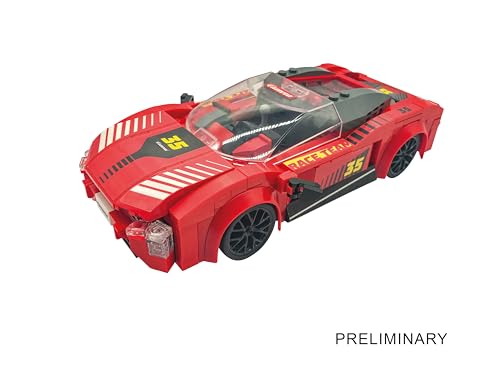 Carrera - 370200010 RC I 2,4GHz Construction Racer I RC Chassis mit Bausteinsatz zum Selber Bauen I 318 Teile I Volle Fahr- & Lenkfunktion I Rennspaß zum Selberbauen