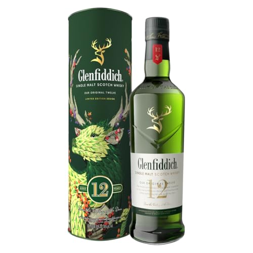 Glenfiddich 12 Jahre Single Malt Scotch Whisky, 70cl - in der Limited Design Edition