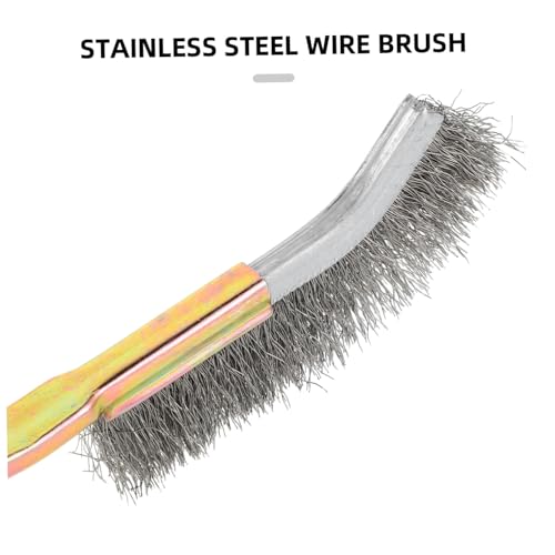 Cabilock Heavy Duty Stainless Steel Wire Cleaning Brush with Long Handle for Rust Removal and Tough Dirt Cleaning in Kitchen Home Rv Stove Multi Functional Hard to Reach Area Cleaner 3 Cabilock Heavy Duty Stainless Steel Wire Cleaning Brush with Long Handle for Rust Removal and Tough Dirt Cleaning in Kitchen Home Rv Stove Multi Functional Hard to Reach Area Cleaner - Image 3