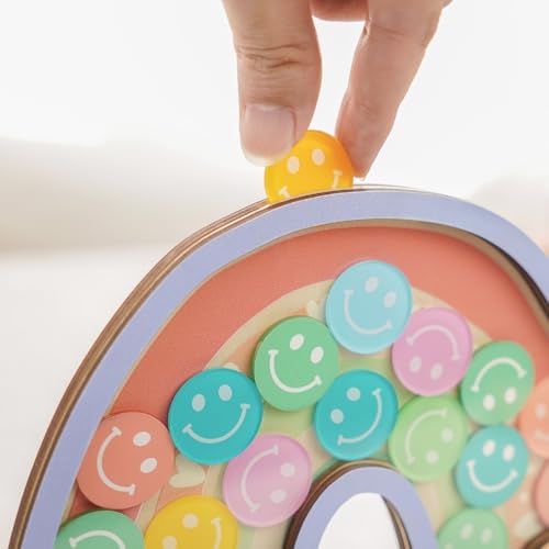 Image of Extra Tokens Reward Jar Colorful Shape Linen Pocket for Kids Student Teacher School Classroom Behavior Incentives Handout Rewards Management Tools Incentive Jar