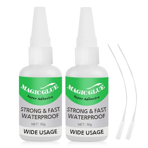 Welding High Strength Oily Glue Multifunctional Glue Universal Super Glue Gel Instant Bonding Strong Adhesion for Metal Wood Ceramics Leather Glass(2 Pack)