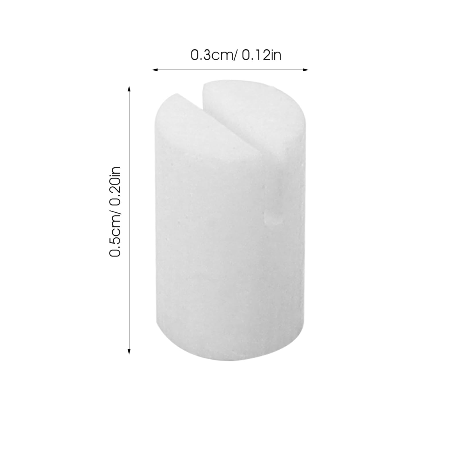 Yardwe Banjo Bone Nuts 5 String Nut Saddle for Banjo Ox Bone Material Sound Replacement Kit