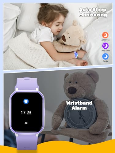 Kids-Smart-Watch-for-Boys-GirlsChildren-Fitness-Tracker-with-Heart-Rate-Sleep-MonitorWaterproof-Activity-Tracker-Pedometer-Step-Counter-for-Android-iPhone