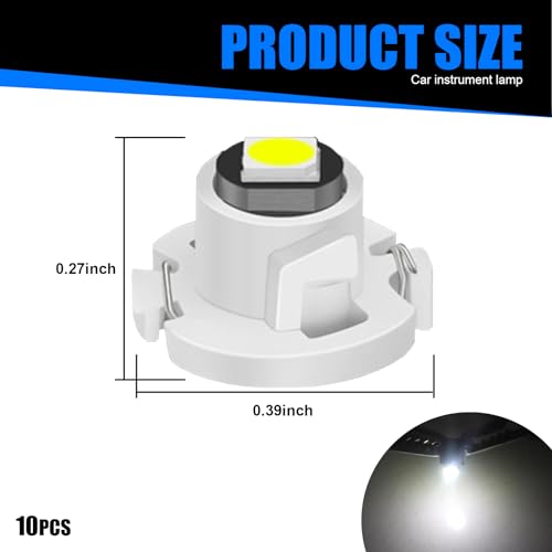Pack 10 Lámparas LED T4.2 para Tablero de Auto miniatura 2