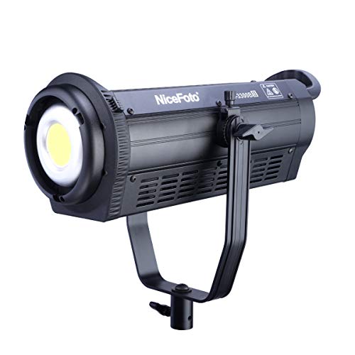 Nicefoto HA-3300B II LED Video Light 330W 5600K Kit de iluminación Continua CRI 96, TLCI 96, Soporte DMX, 5 Efectos de luz, Control App y Control Remoto 2.4G