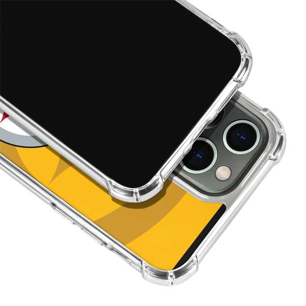 Skinit Clear Phone Case Compatible with iPhone 13 Pro Max - Officially Licensed NFL Pittsburgh Steelers Double Vision Design