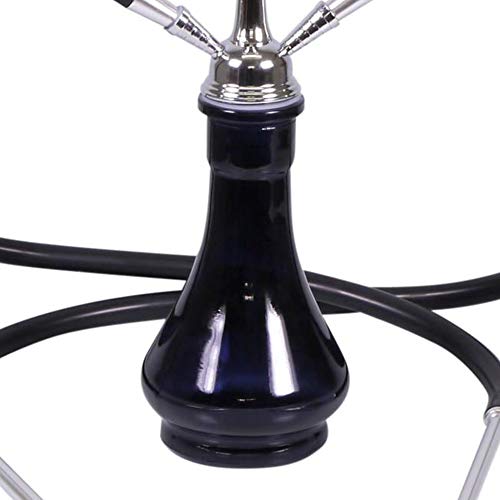 Mianova Orientalische 2 Schläuche Wasserpfeife Hookah Shisha 2er Set Nargile 48cm Hoch mit Zubehör Zange Rolle Kohle… – Bild 5