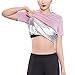 GYMDDP Sauna garnitur dla kobiet utrata wagi pot siłownia fitness trening na gorąco tłuszcz trening kobiety bluza top (kolor: A, rozmiar: 2XL)