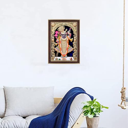 Image of Dharvika Innovations Shrinathji Photo Frame, 21x27 Inch,