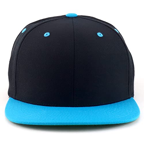 Image of Oversize XXL Structured Blank Flatbill Snapback Cap