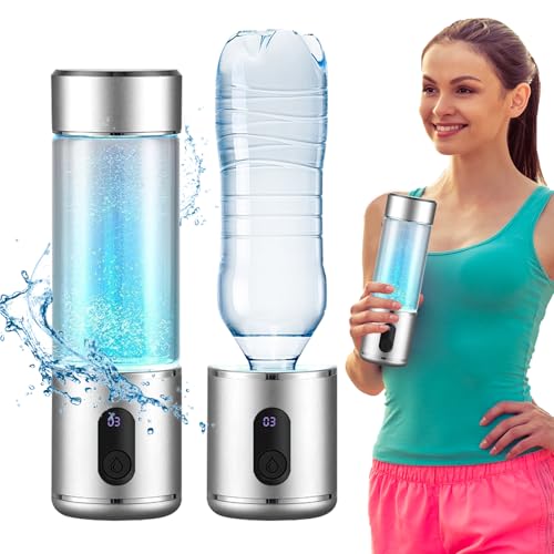 Bottiglia D'Acqua Idrogenata 420ml - Tecnologia SPE/PEM Per Acqua Ricca Di Idrogeno In 3 Minuti - Foto 4