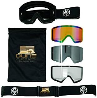 Dune Therapy MX Goggles Moto ATV UTV SXS Sand Dirt Dust Eye Protection