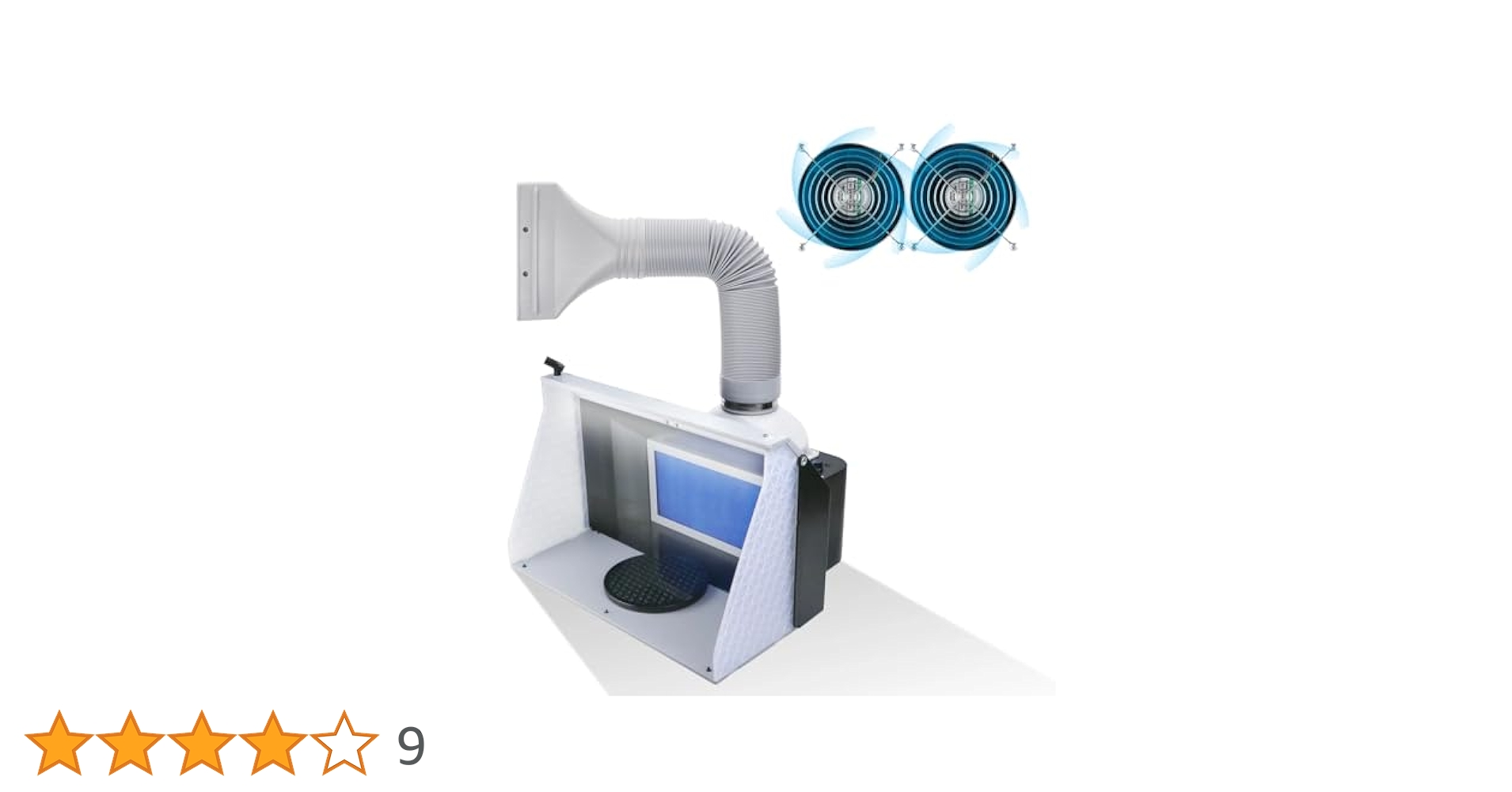 Anesty 塗装ブース LED照明　2基ファン上向き排気 楽天市場】Anesty 塗装ブース スプレーブース 2基フアン LED照明