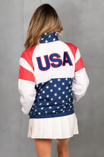 Tipsy Elves Windbreaker Jackets - Retro 80’s & 90's Hooded Windbreaker Jacket4